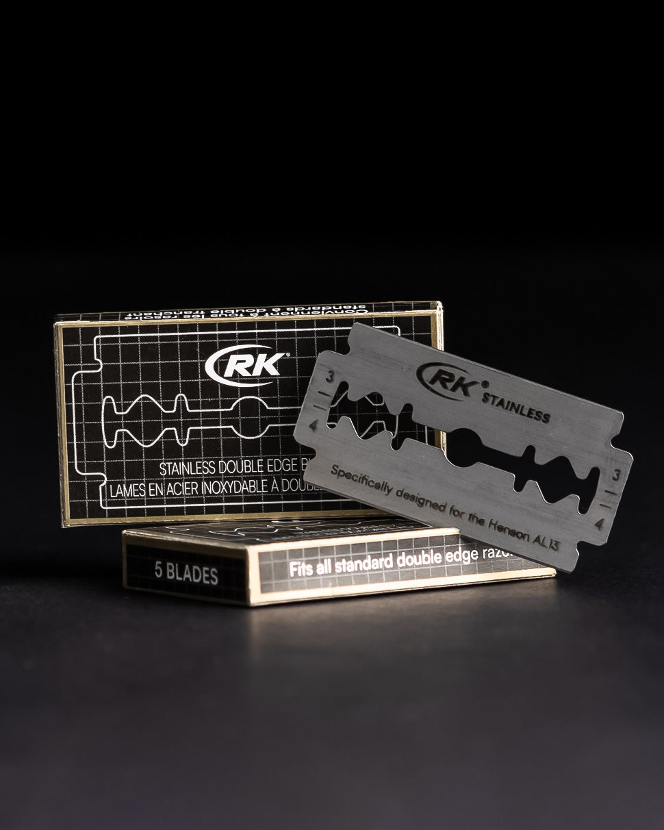 RK Shaving Stainless DE Razor Blades - 100pk