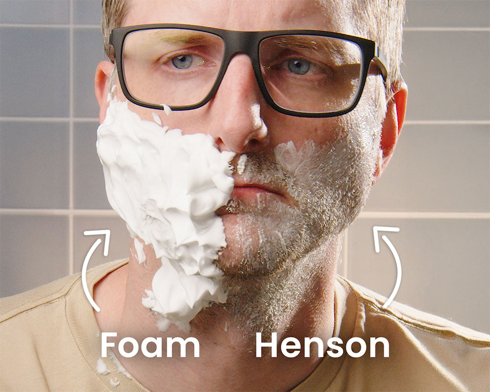 Apply the Protect Shave Cream.